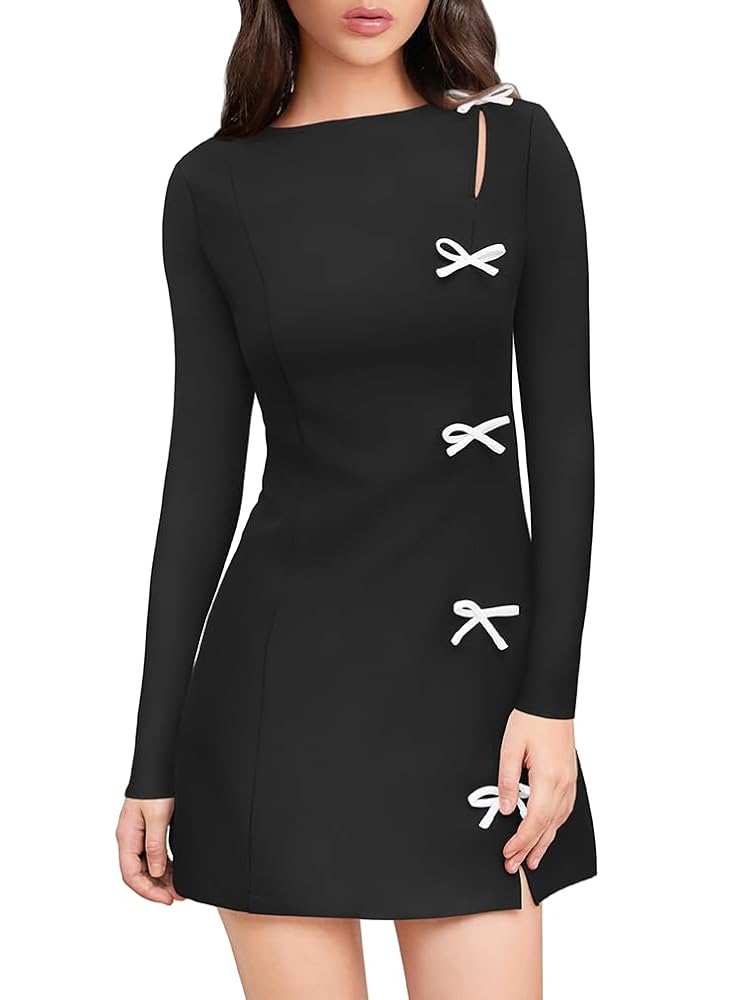 Amazon.com: XXTAXN Women's Fall Long Sleeves Boat Neck